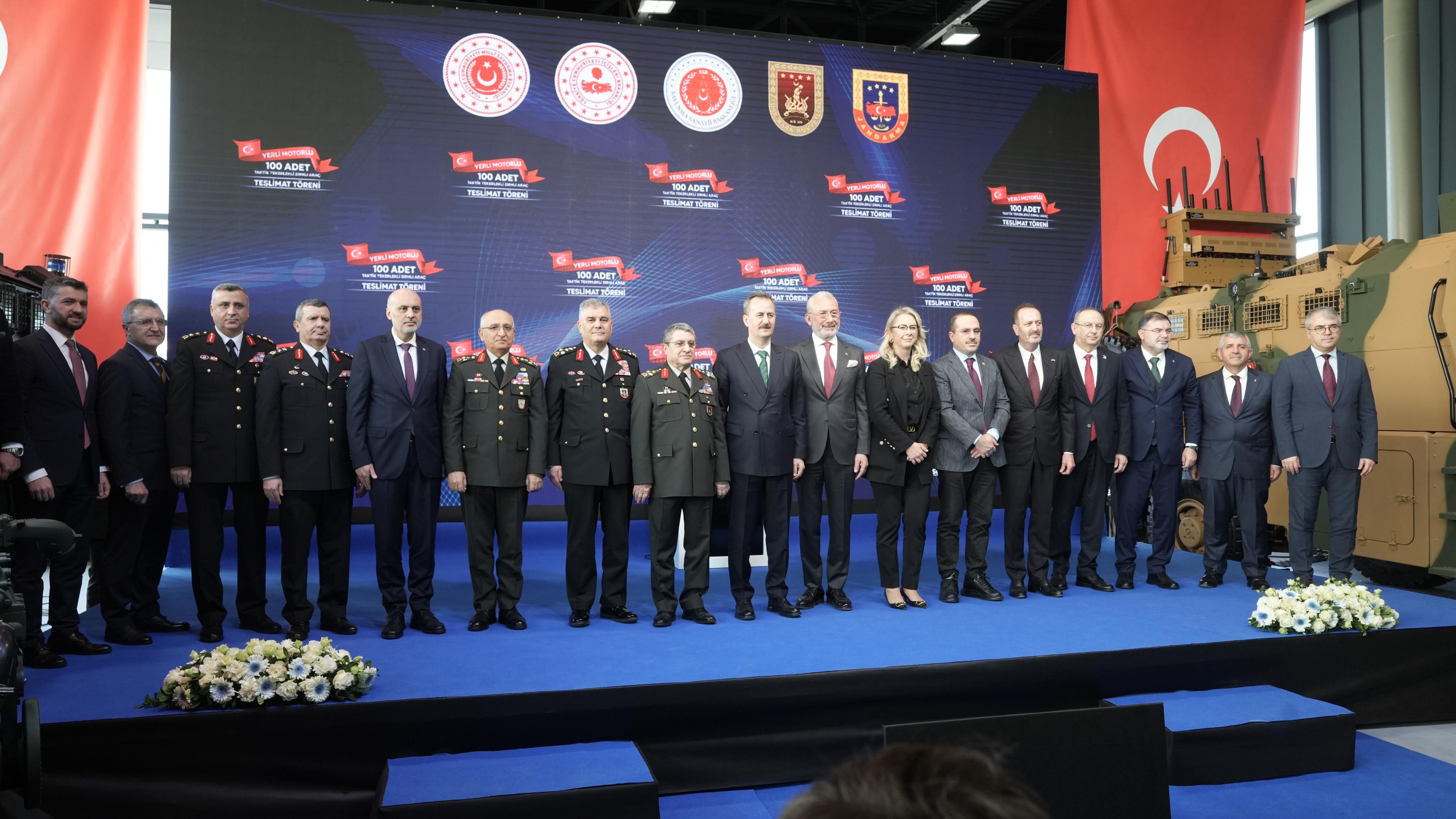 BMC Tarafından Üretilen 100 Adet Yerli Motorlu TTZA Türk Silahlı Kuvvetleri ve Jandarmaya Teslim Edildi