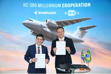 Embraer and Denel sign MoU to cooperate on the KC- 390 Millennium