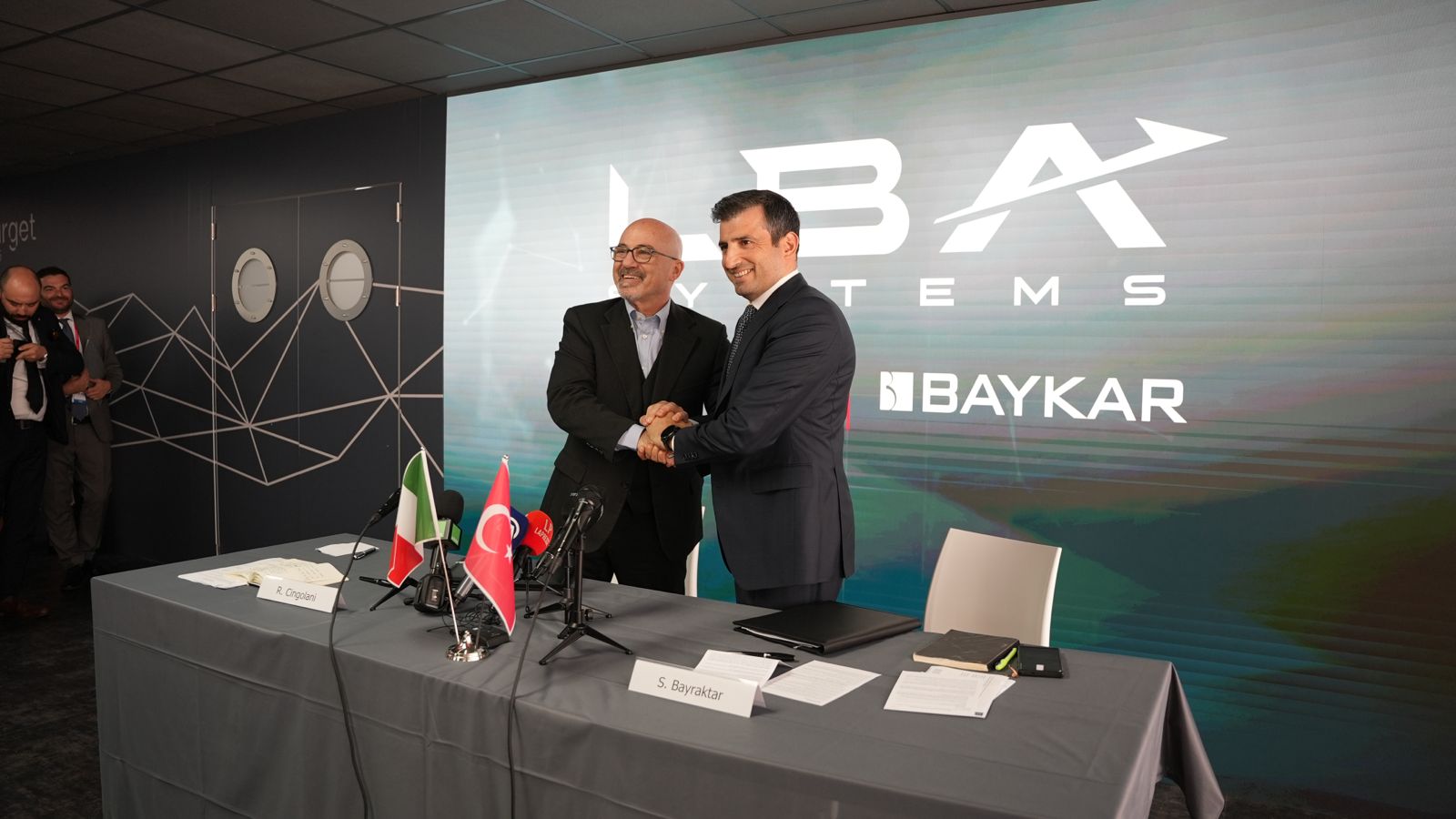Baykar and Leonardo announced the establishment of a joint venture, LBA Systems, at the Paris Air Show.
