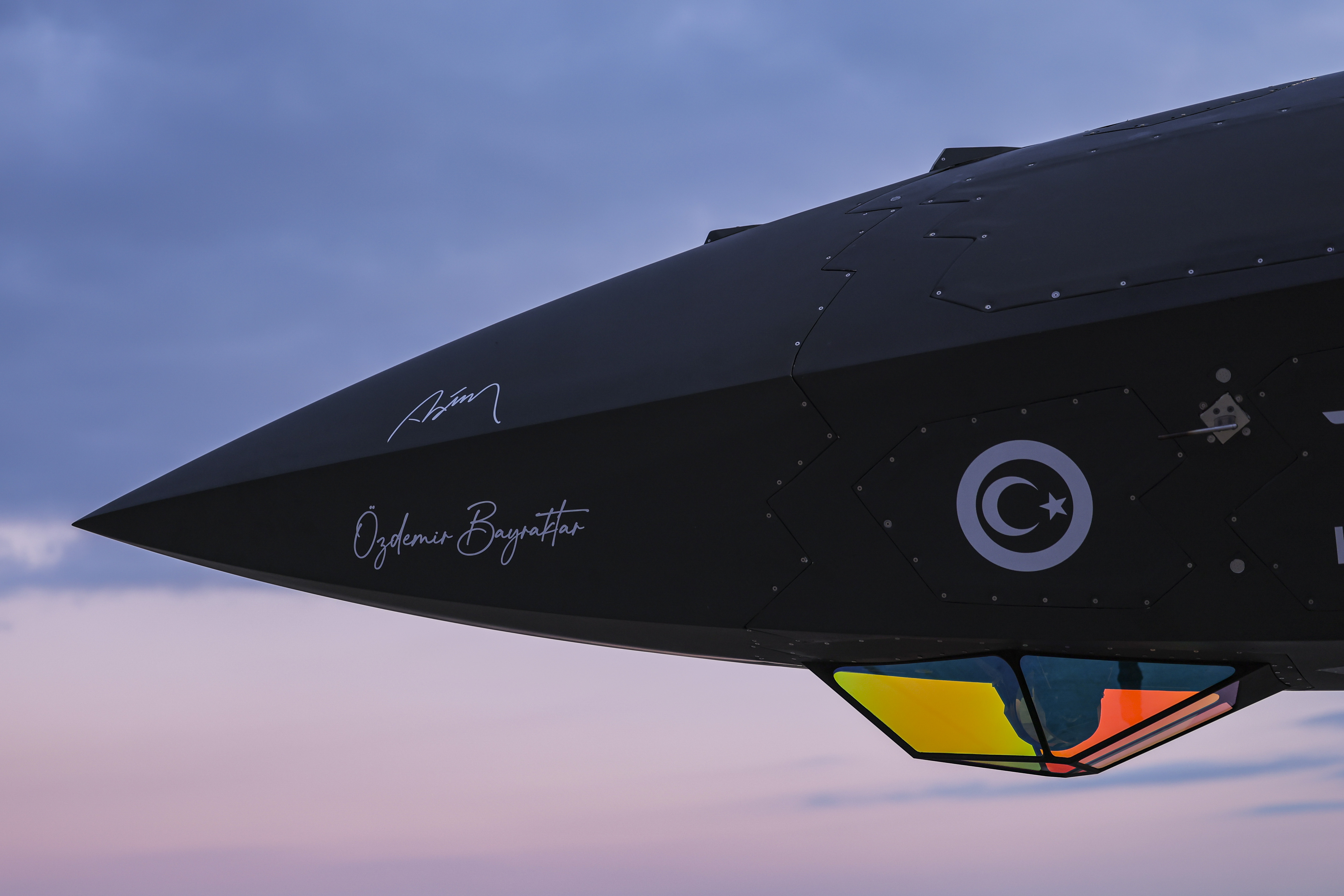 Bayraktar KIZILELMA Made Its First Flight with TOYGUN Electro-Optical Targeting System (EOTS)