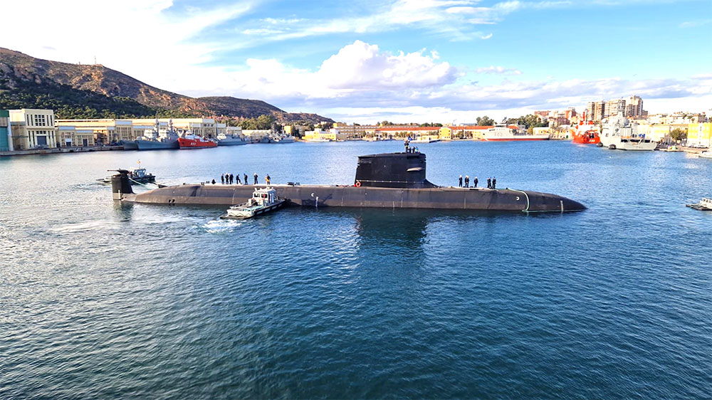 Second S-80 Class Submarine Hits the Water and Prepares for Testing Phase