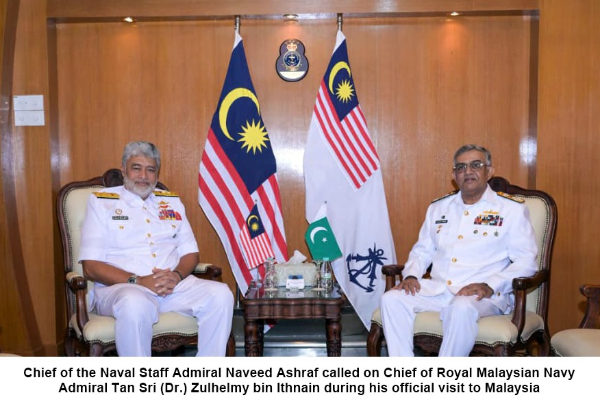 CHIEF OF THE NAVAL STAFF UNDERTAKES OFFICIAL VISIT TO MALAYSIA